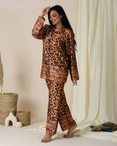 LEOPARD LUXURY SATIN PAJAMA